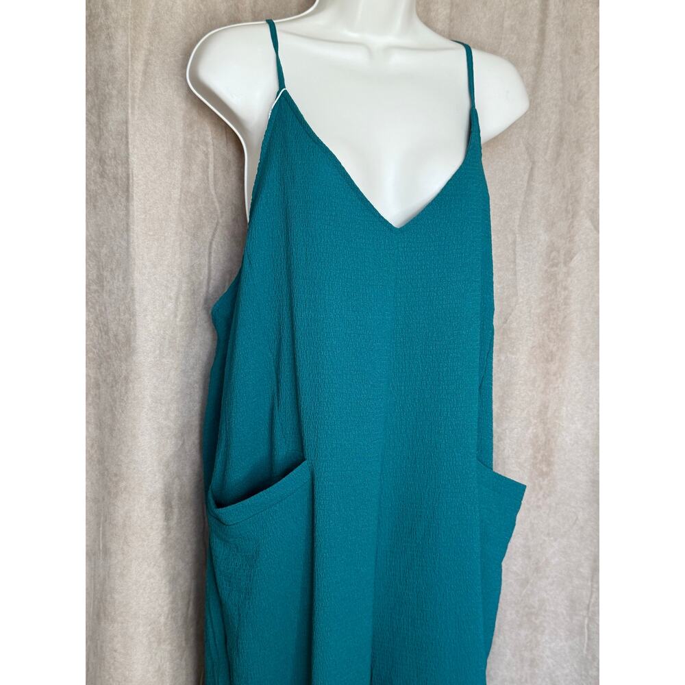 Cupshe Teal Green Sunday Brunch Jumpsuit XL NWT - Picture 8 of 11